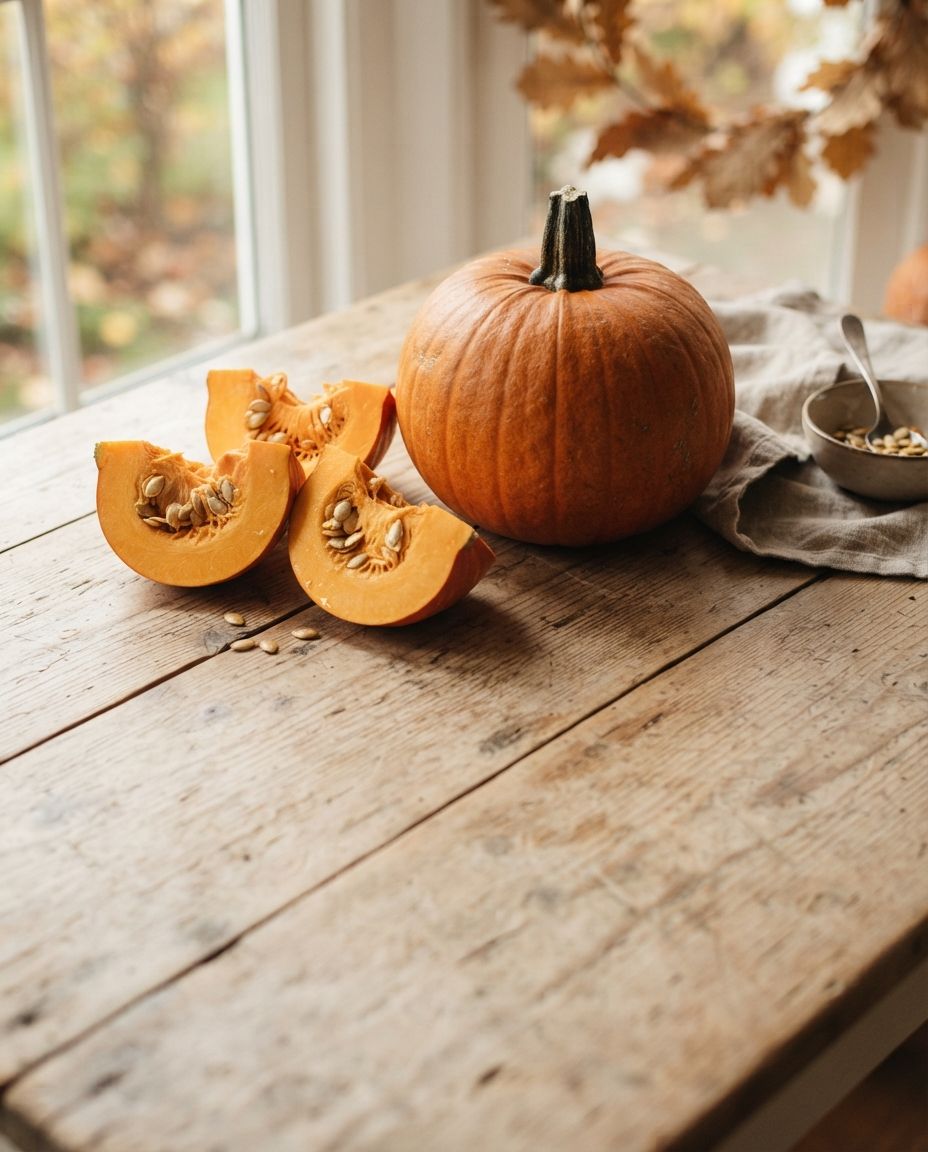 Zucca e spicchi di zucca